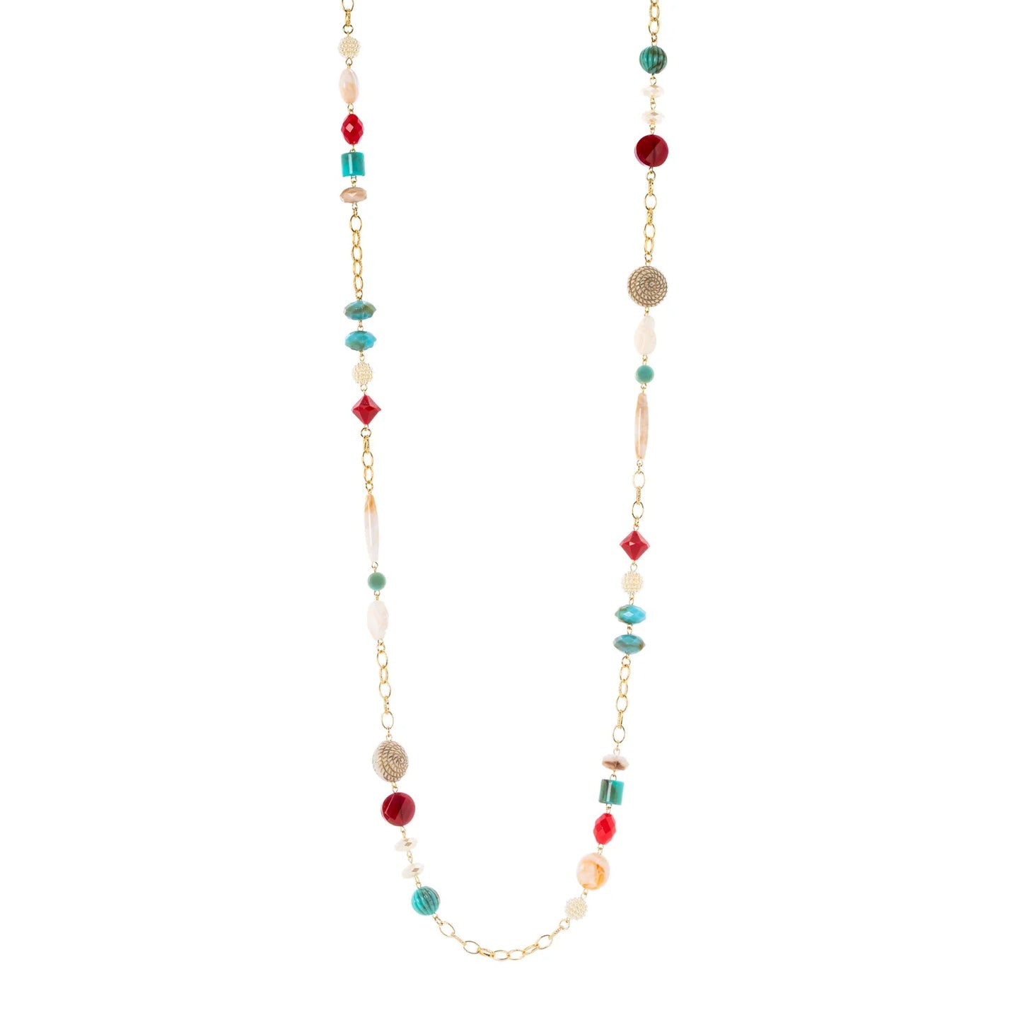 Collana lunga con elementi incatenati Ondina Sodini