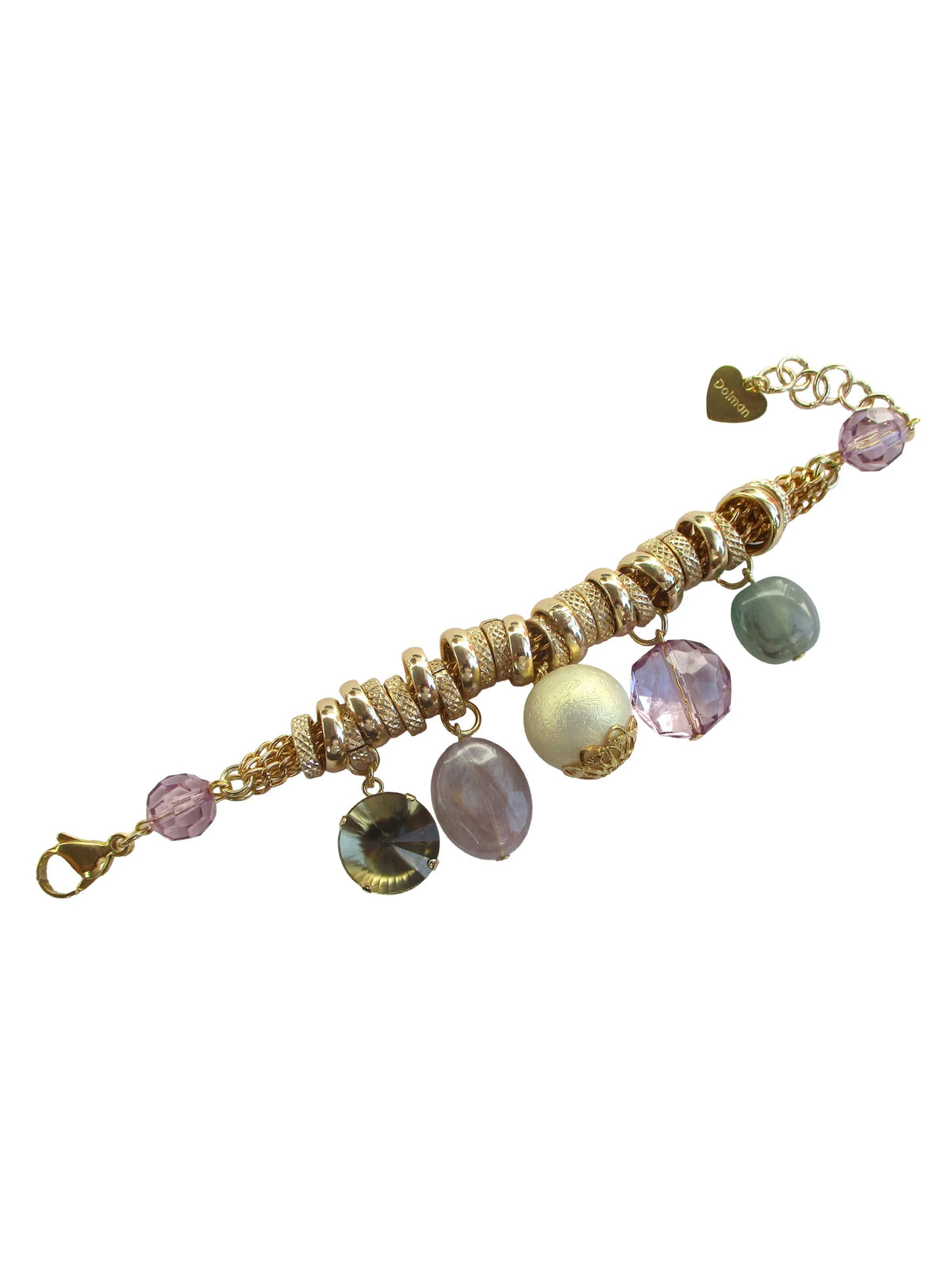 Bracciale multifili di catena con charms Ginger Dolman