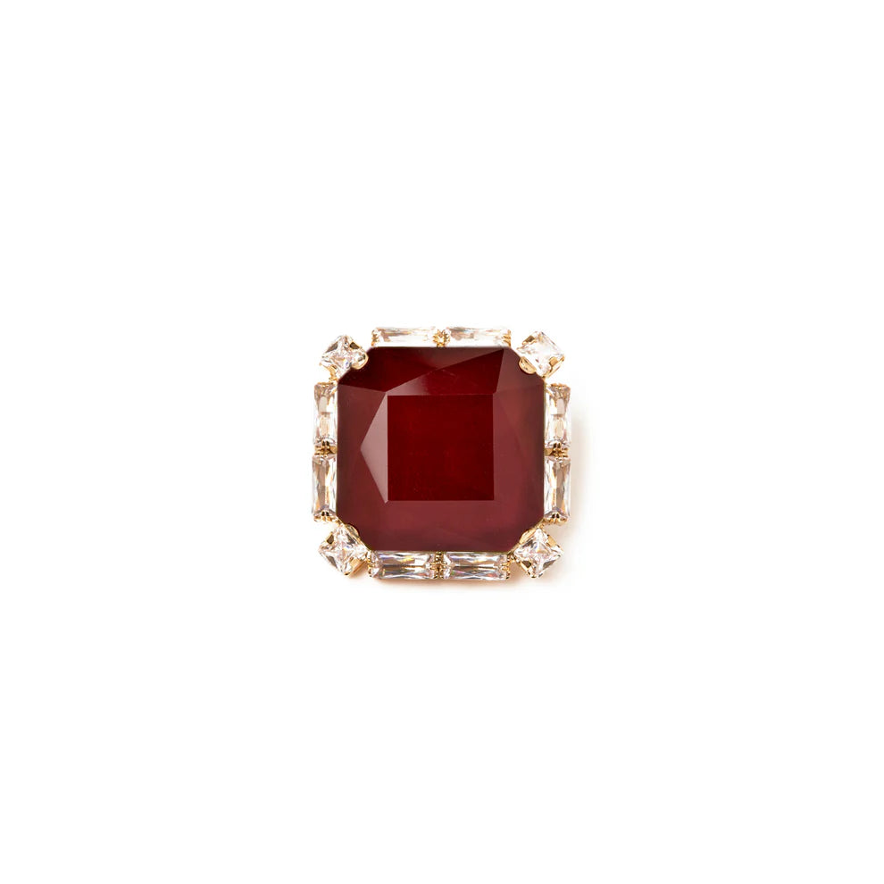 Spilla quadrata Semira Sodini
