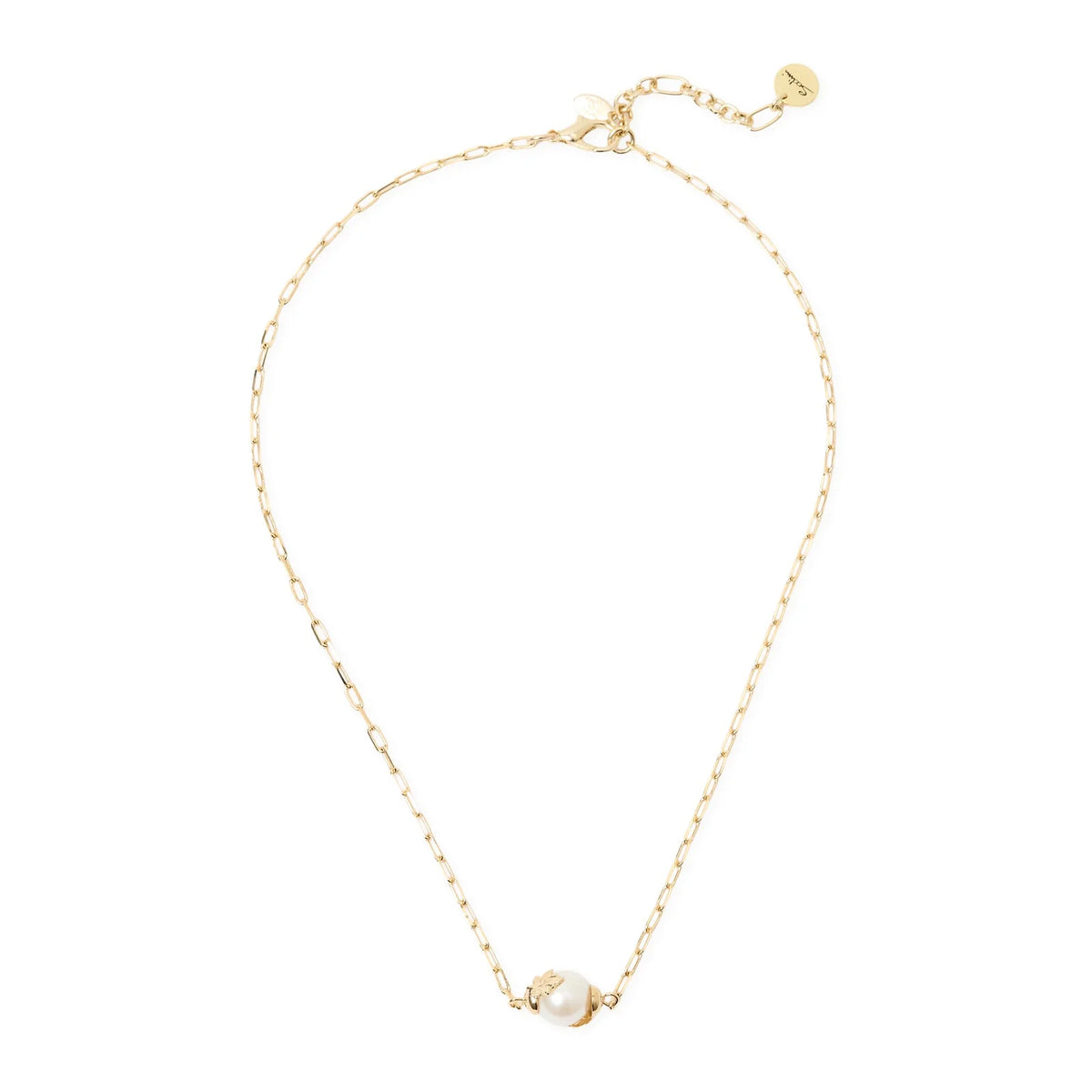 Collana forzatina perla abbracciata Daphne Sodini