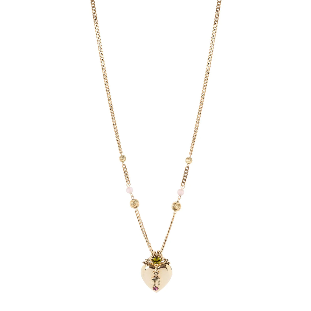Collana groumette grande cuore Naos Sodini