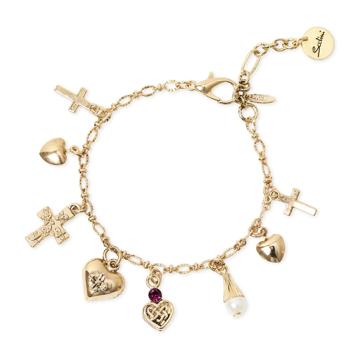 Bracciale catena mini pendenti Naos Sodini