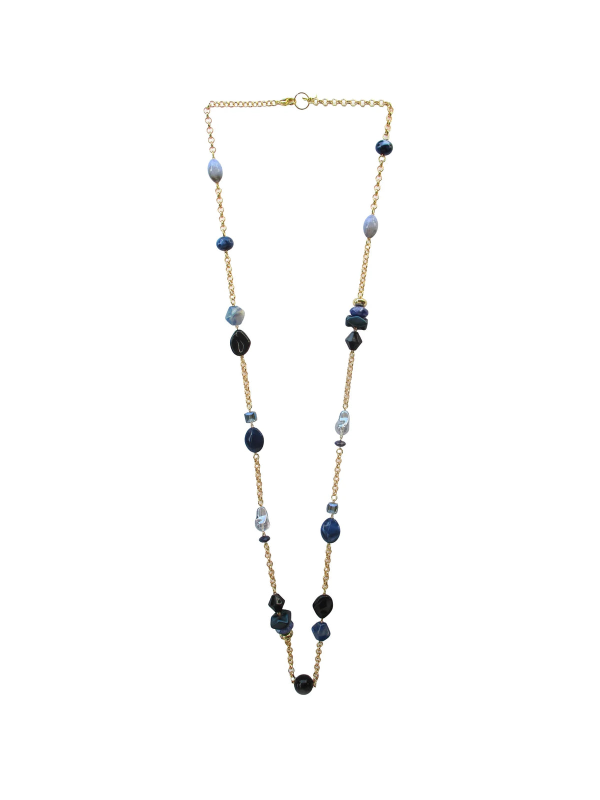 Collana con inserti incatenati Notturna Dolman