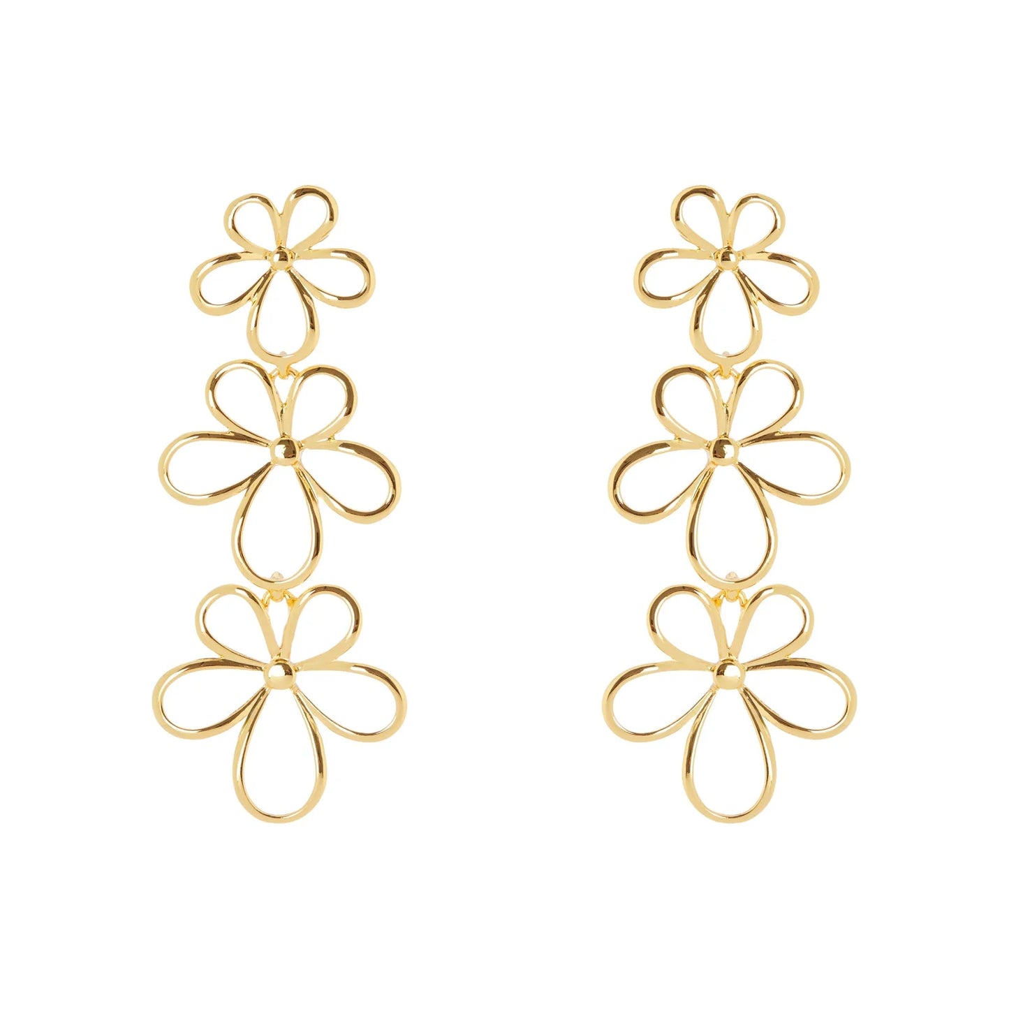 Orecchini a tre fiorellini Daisy Sodini