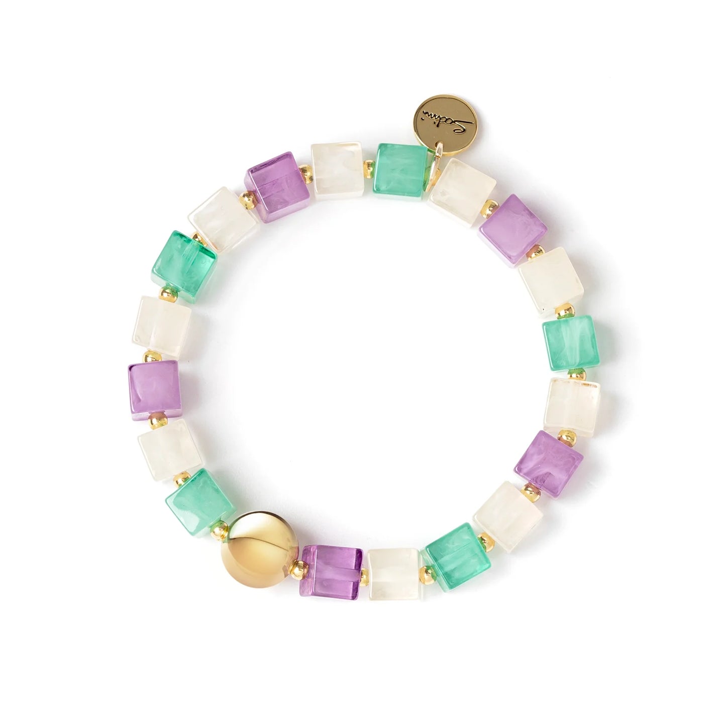 Bracciale elastico a piccoli cubi Kaaba Sodini