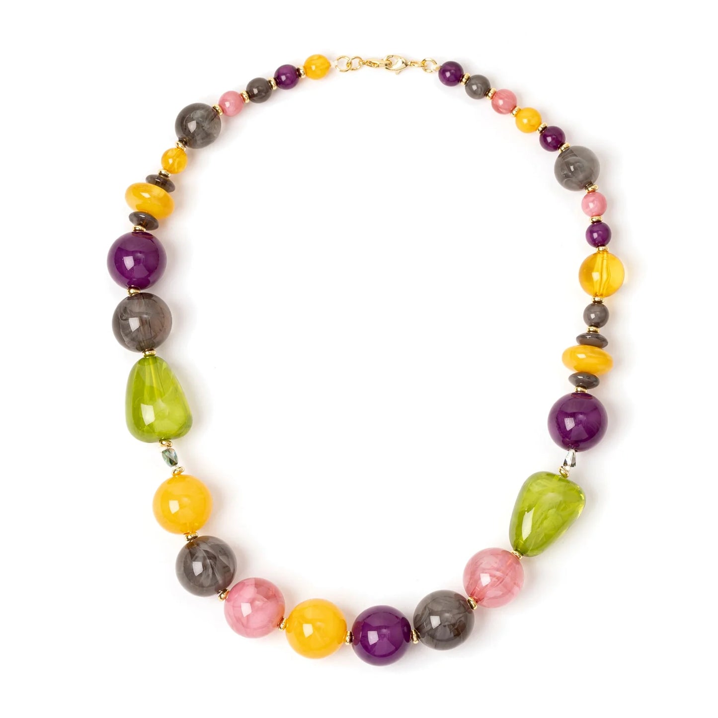 Collana corta a boule variegate Ester Sodini