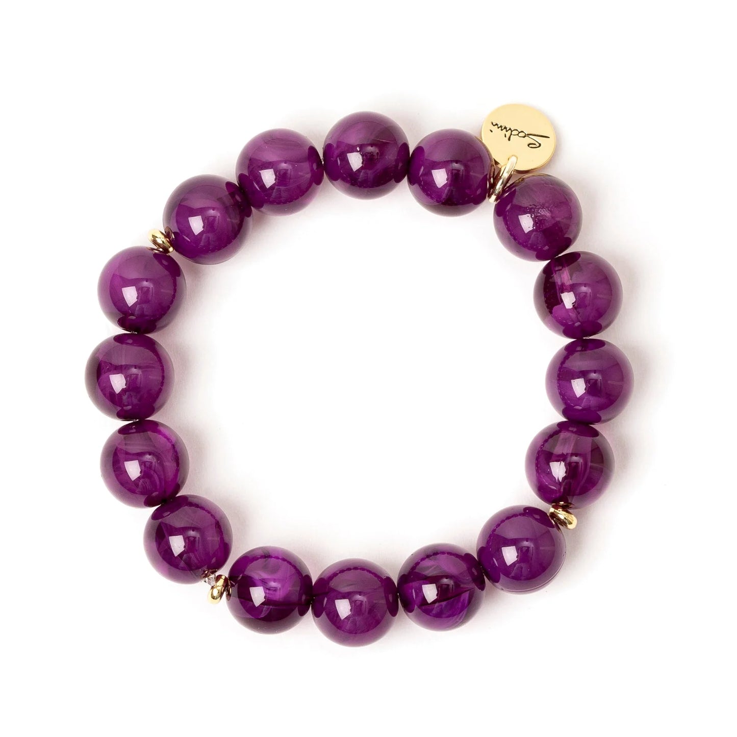 Bracciale elastico a grandi boule Ester Sodini