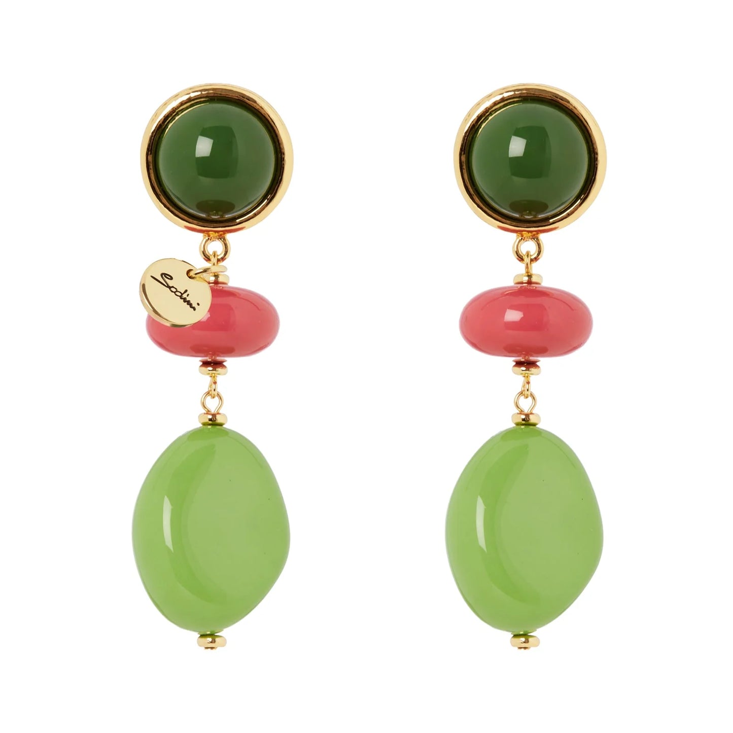 Orecchini a tre elementi Apuana Sodini