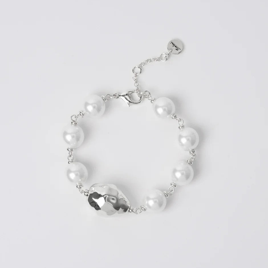 Bracciale con perle e ovale Leila Sodini