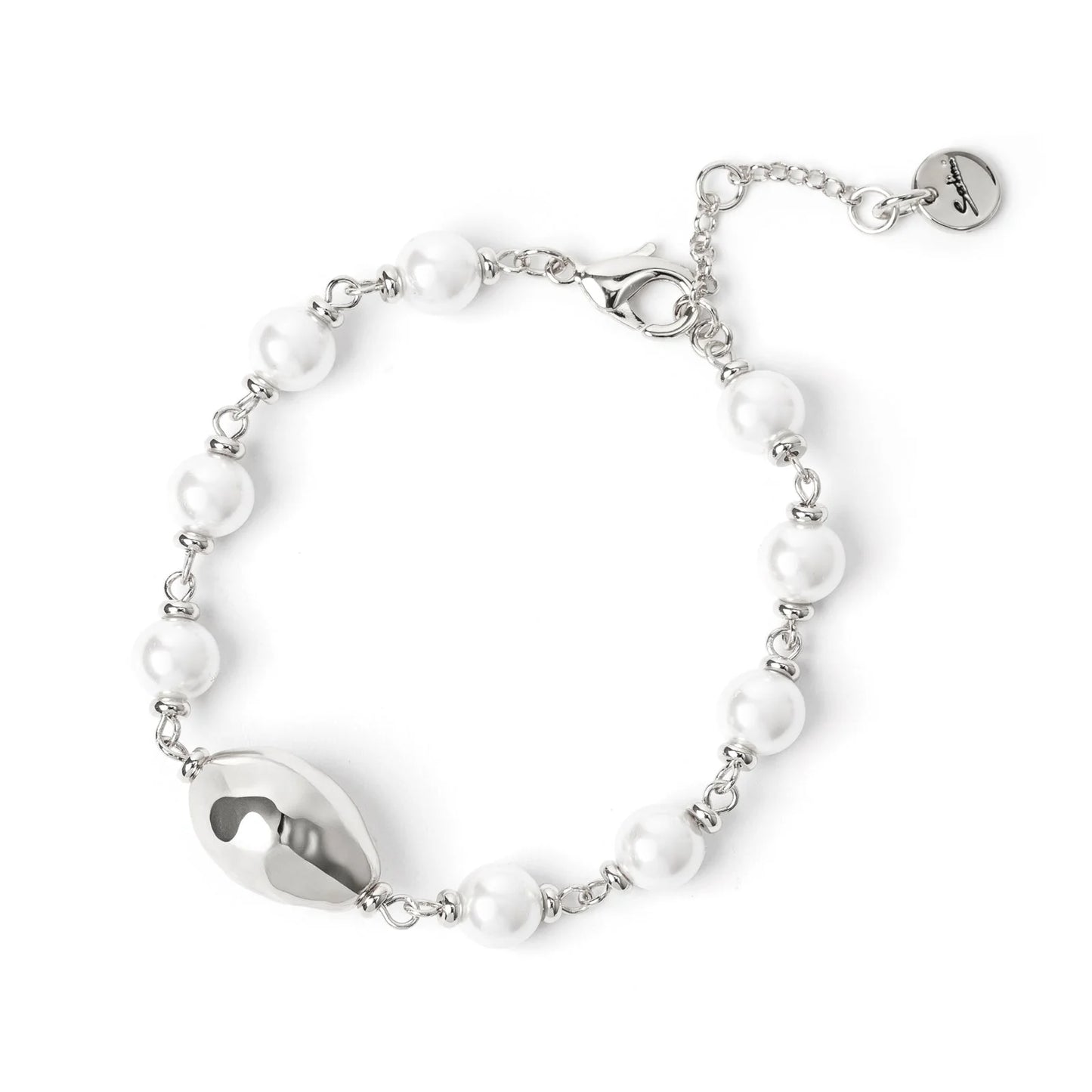 Bracciale con perline e ovale Leila Sodini