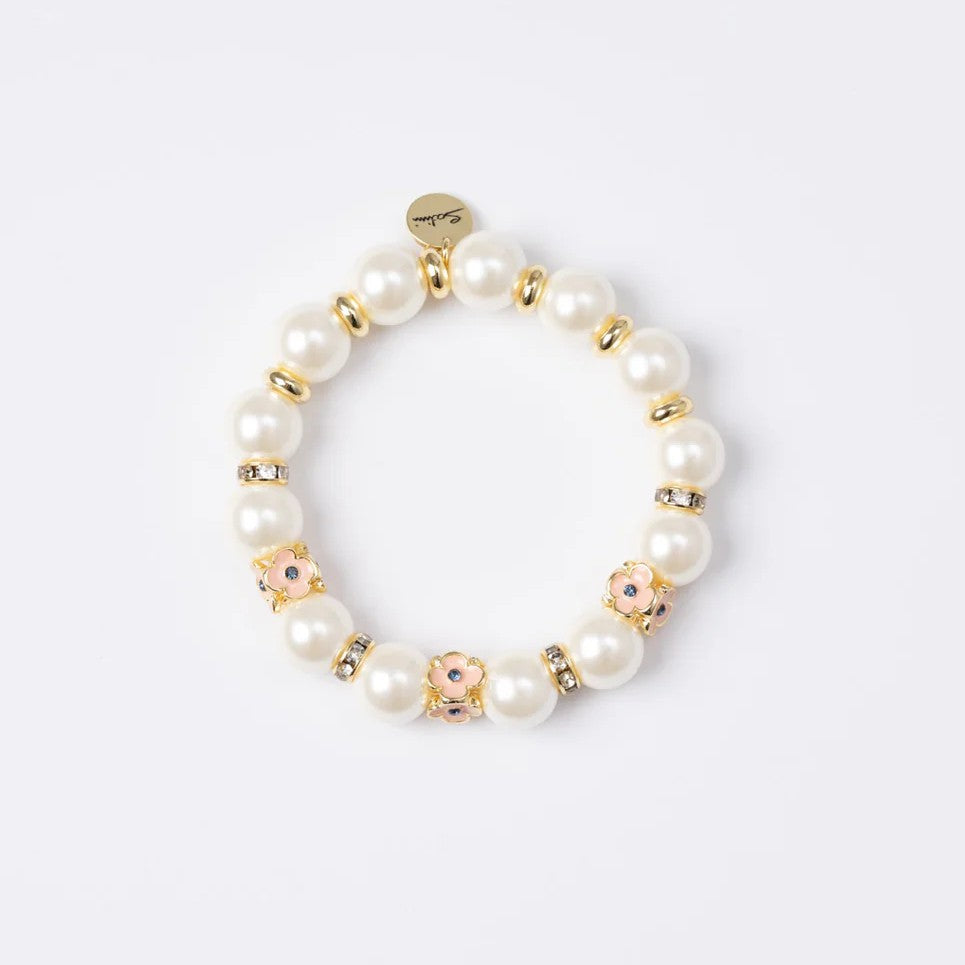 Bracciale elastico perle Edelweiss Sodini