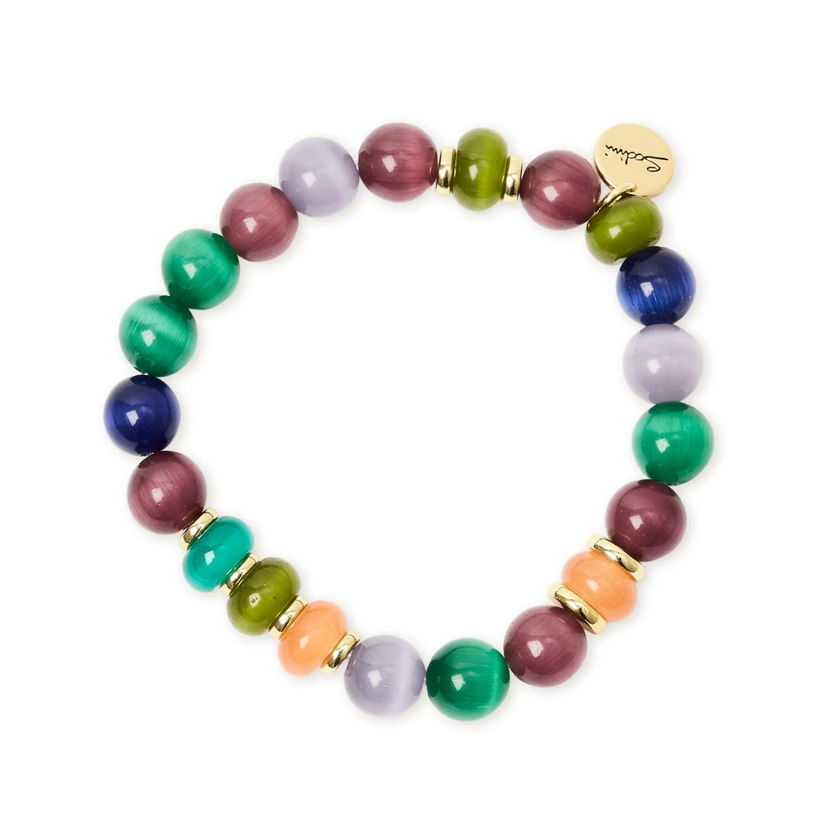 Bracciale elastico boule multicolore Modern Muse Sodini