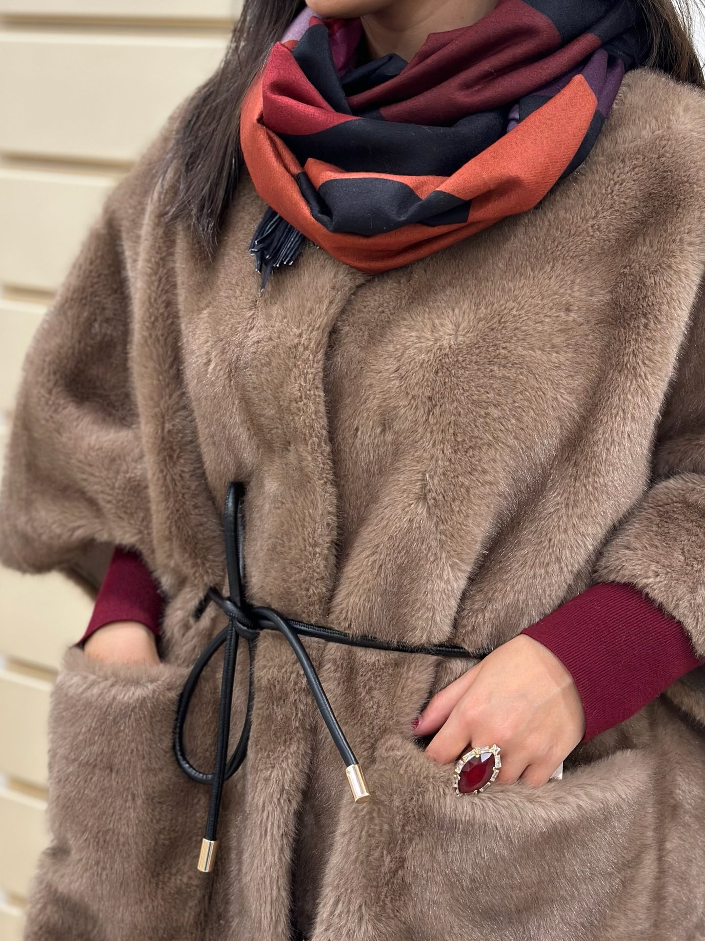 Mantella Ecopelliccia SL9102 Alessia Massimo