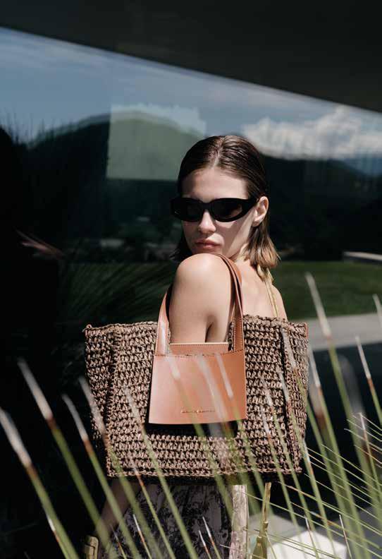 Borsa in rafia S8119 Alessia Massimo