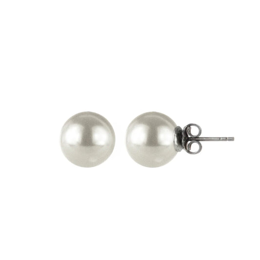 Orecchini in argento con grande perla Pearl Sodini