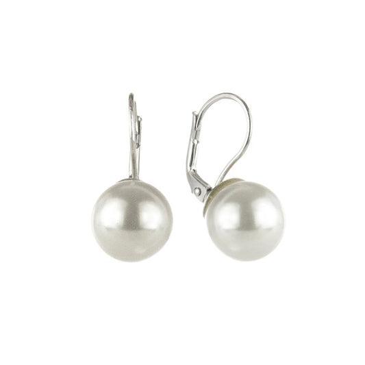 Orecchini a monachella con perla luminosa Pearl Sodini