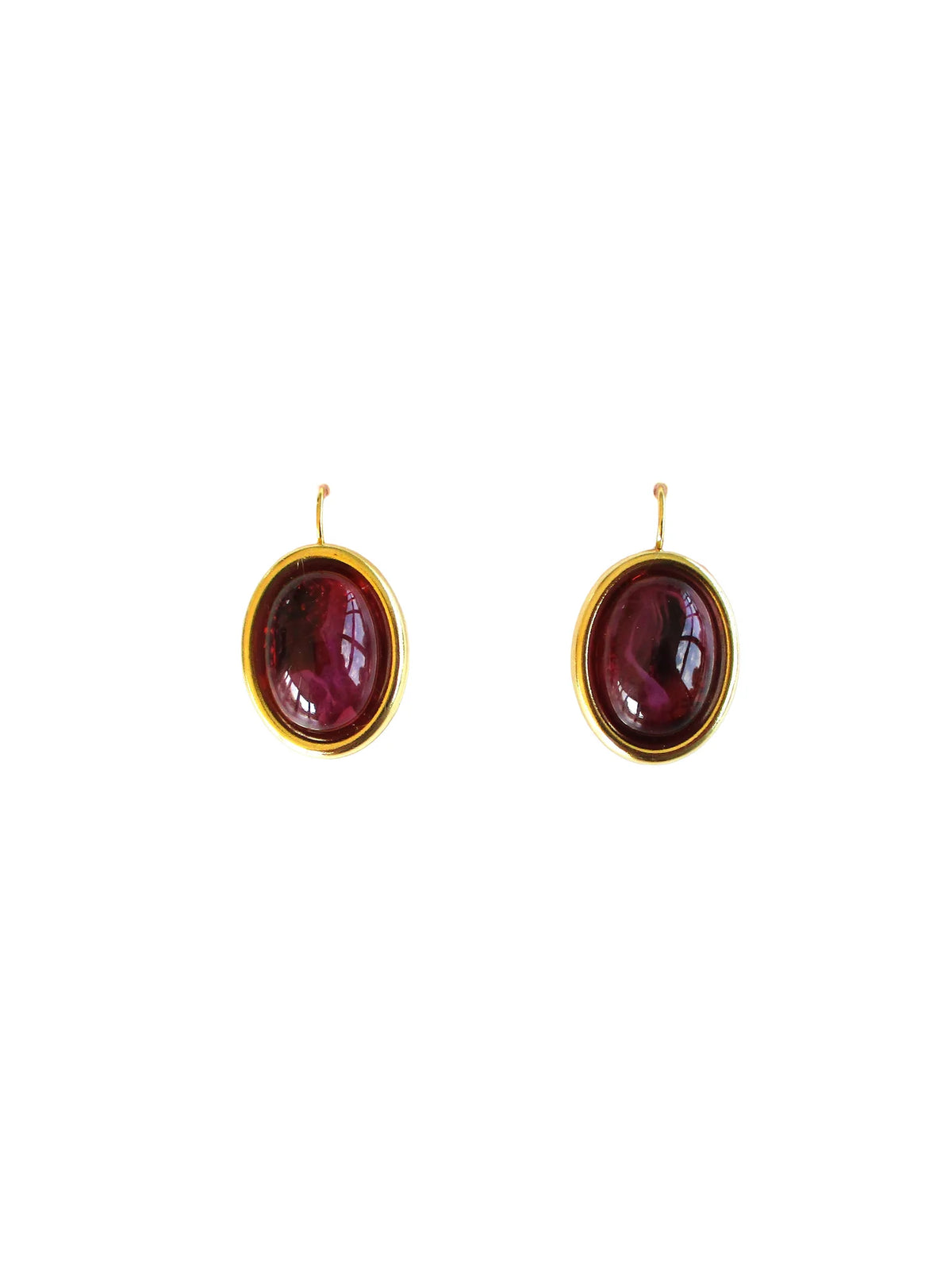 Orecchini a monachella con cabochon Selvaggia Dolman
