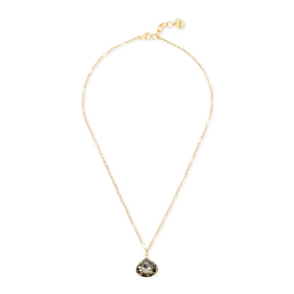 Collana catena cristallo castagna Rea Sodini