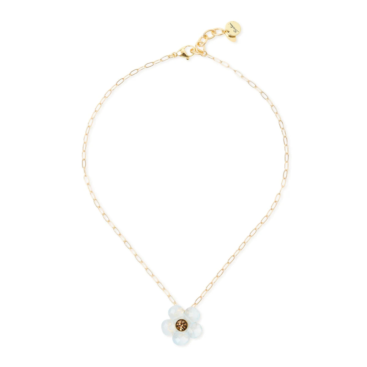 Collana corta catena fiore Rea Sodini