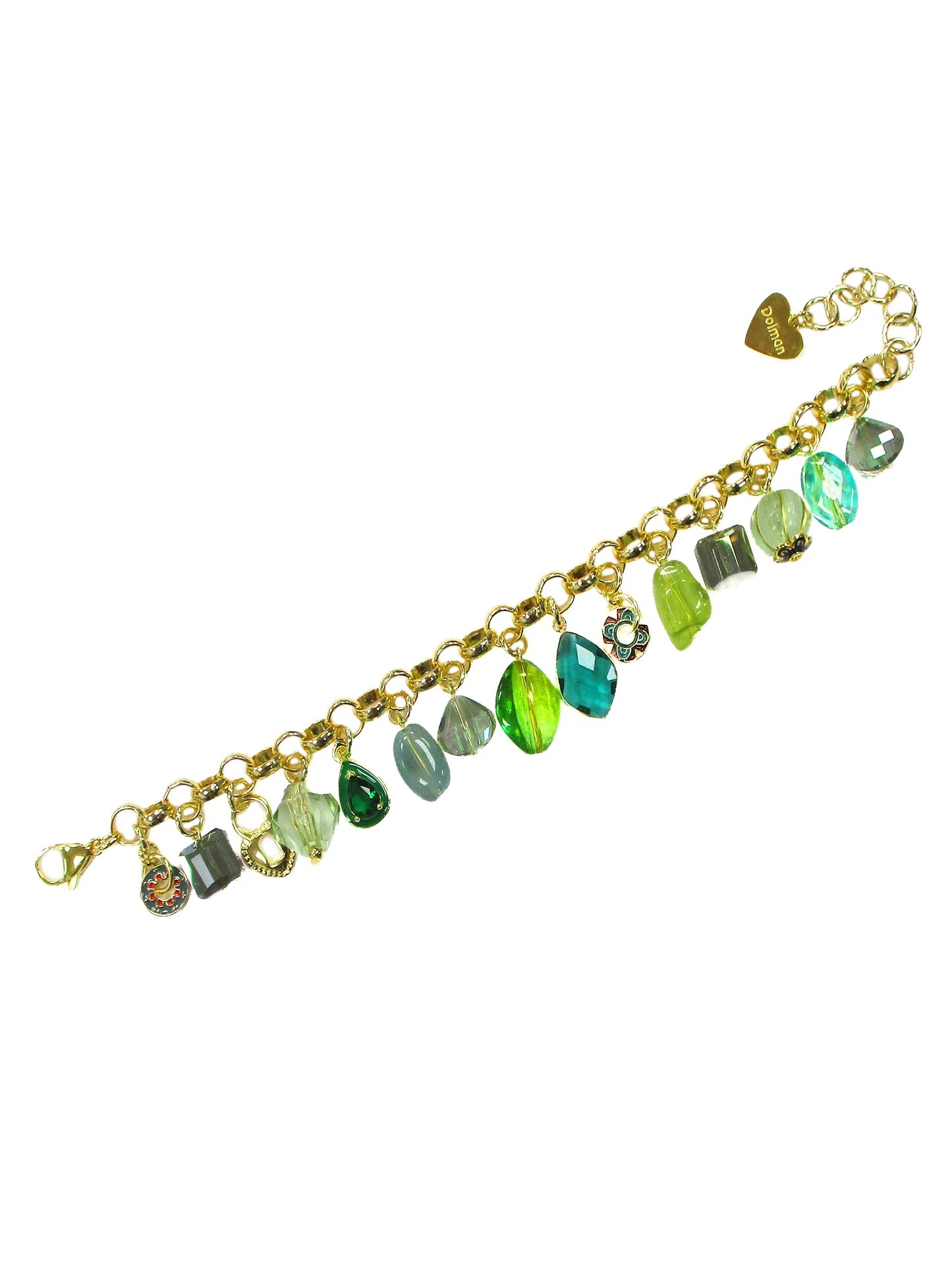 Bracciale a catena e charms assortiti Crisolite Dolman