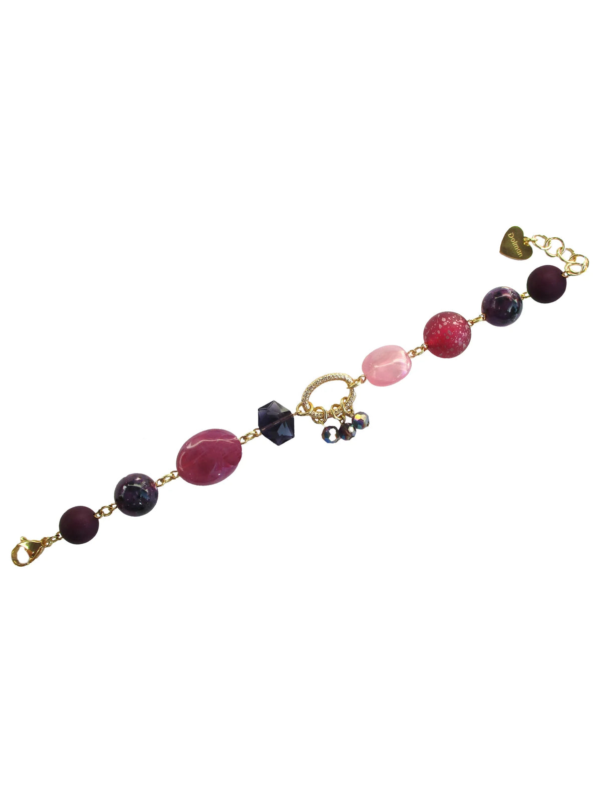 Bracciale in resina e cristallo Potpourri Dolman