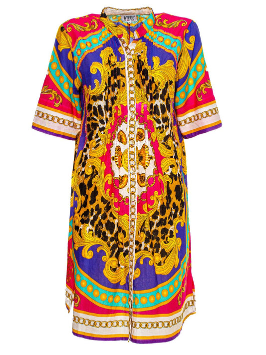 Kaftano Foulard Print Ayfee