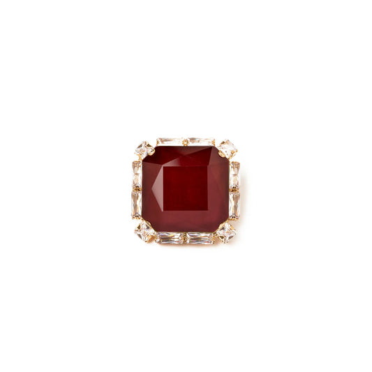 Spilla quadrata Semira Sodini