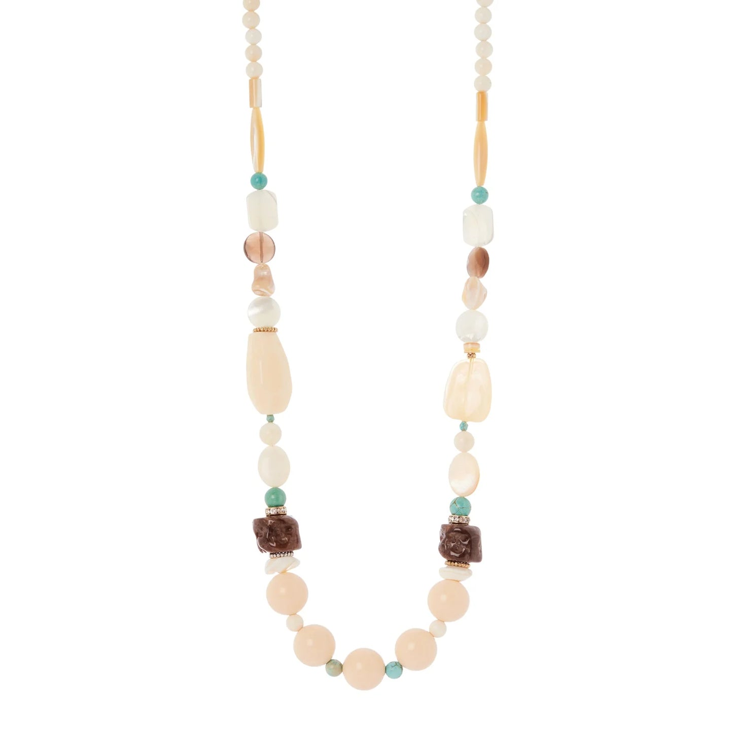 Collana lunga boule, sassolini e bonbon Maresia Sodini