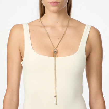 Collana cravatta charm geometrico Hera Sodini