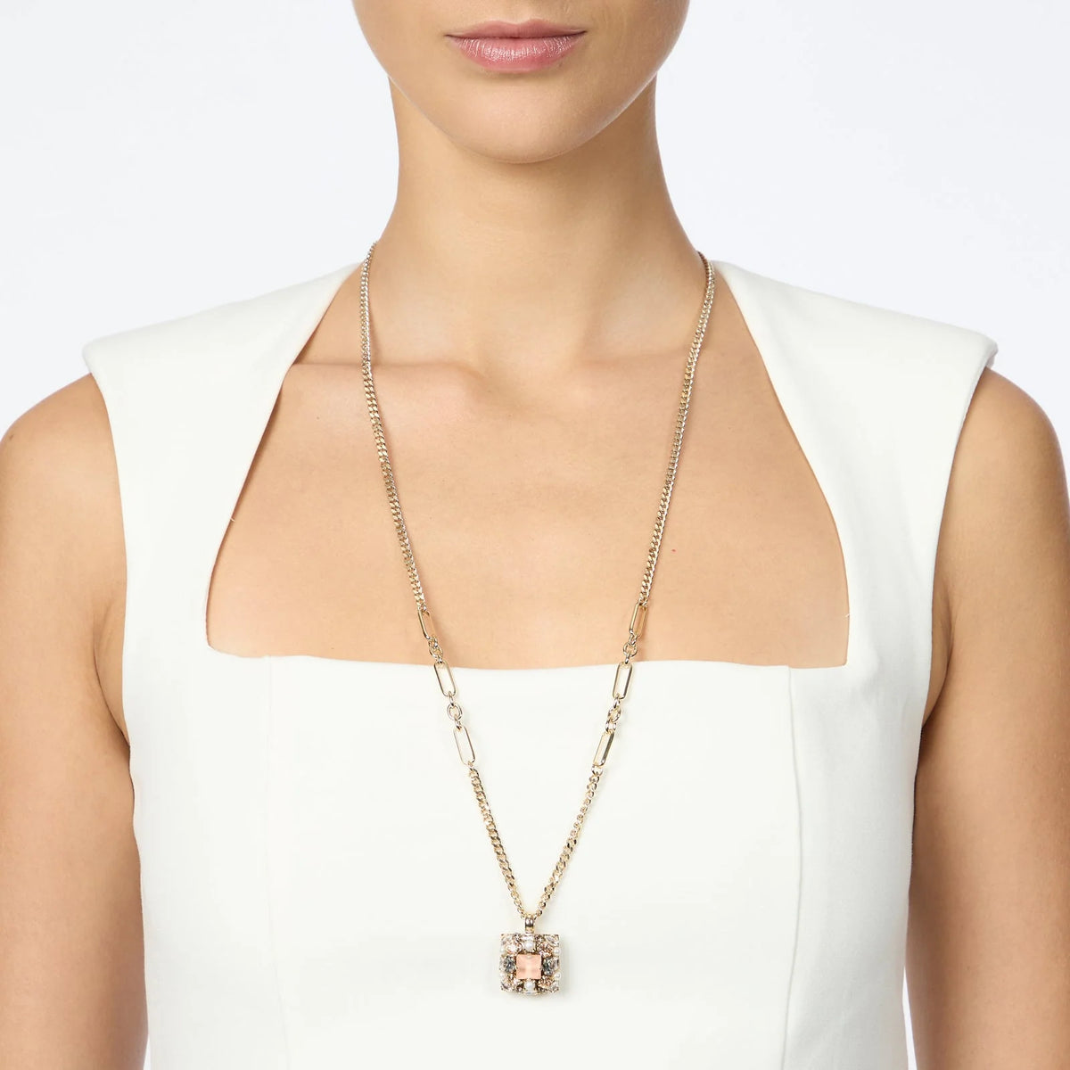 Collana lunga groumette pendente Hera Sodini