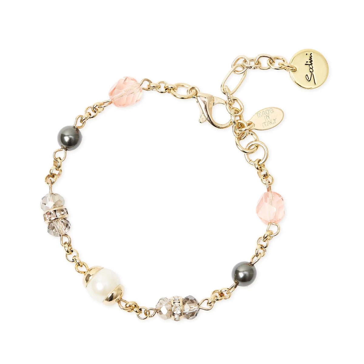 Bracciale tre charm incatenati Hera Sodini