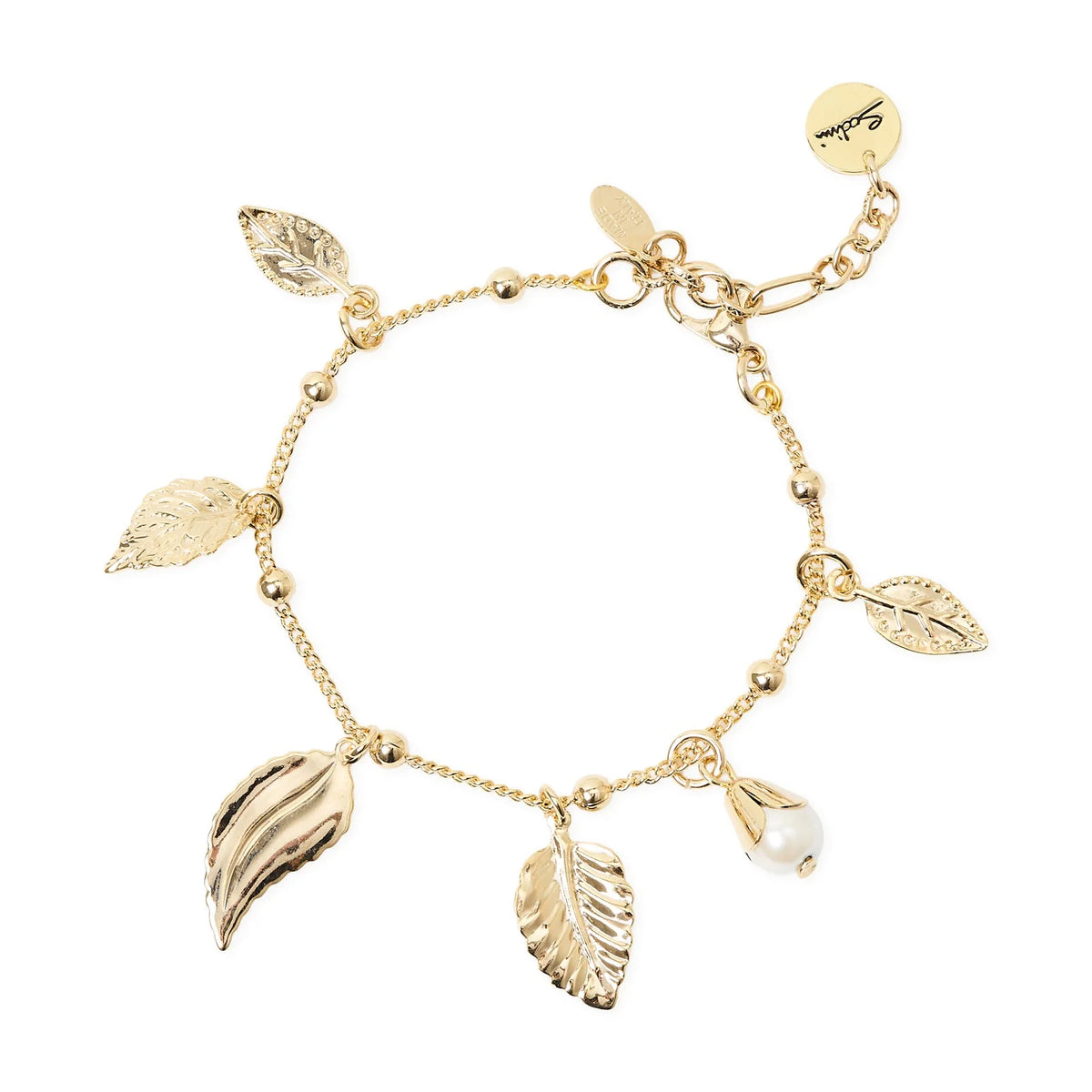 Bracciale groumette e foglie Daphne Sodini
