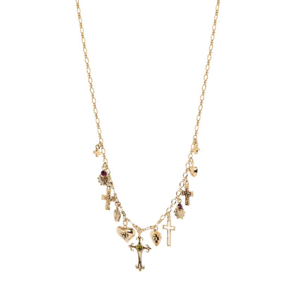 Collana cuori croci pendenti Naos Sodini