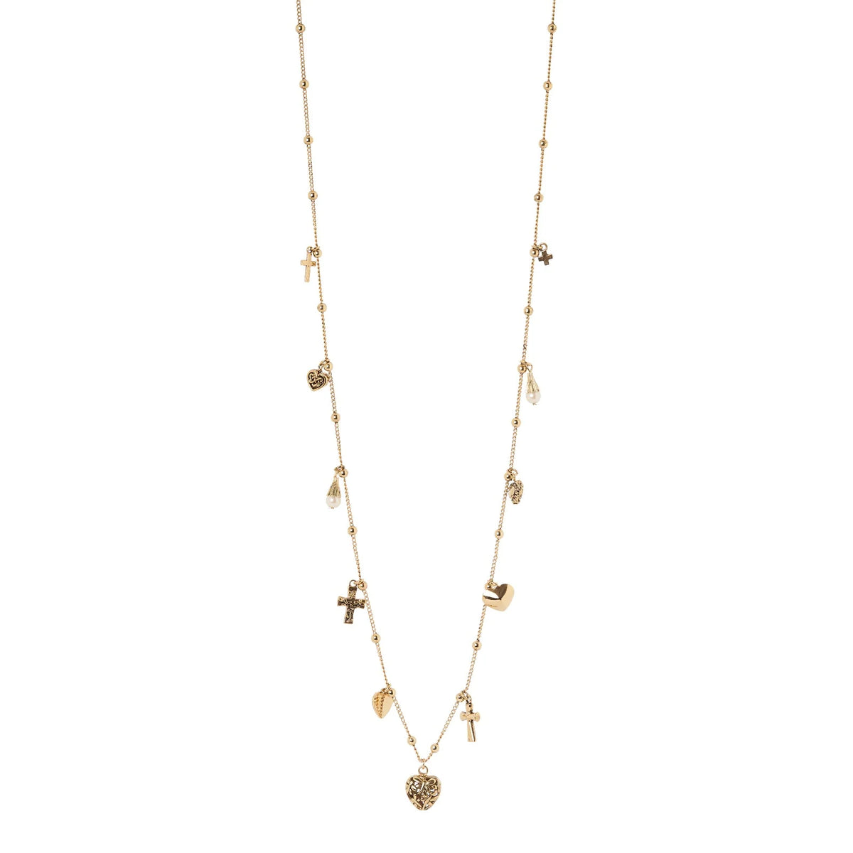 Collana lunga sottile mini pendenti Naos Sodini
