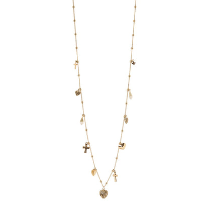 Collana lunga sottile mini pendenti Naos Sodini