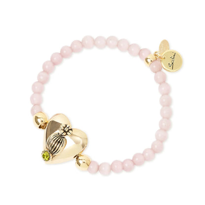 Bracciale elastico sfere cuore Naos Sodini