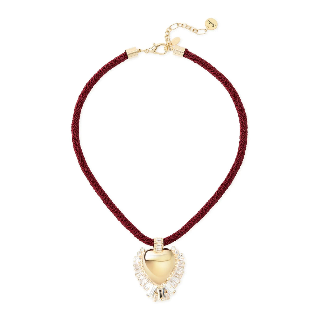 Collana corta cuore cristalli Ember Sodini