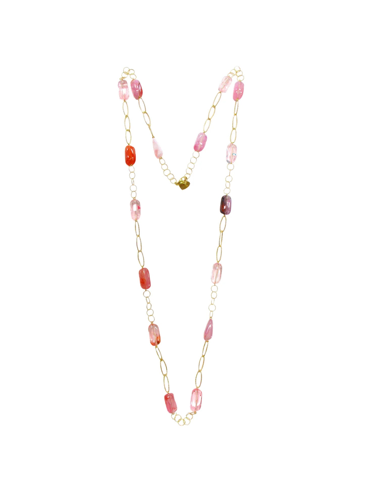Collana incatenata con elementi in resina Giada Dolman