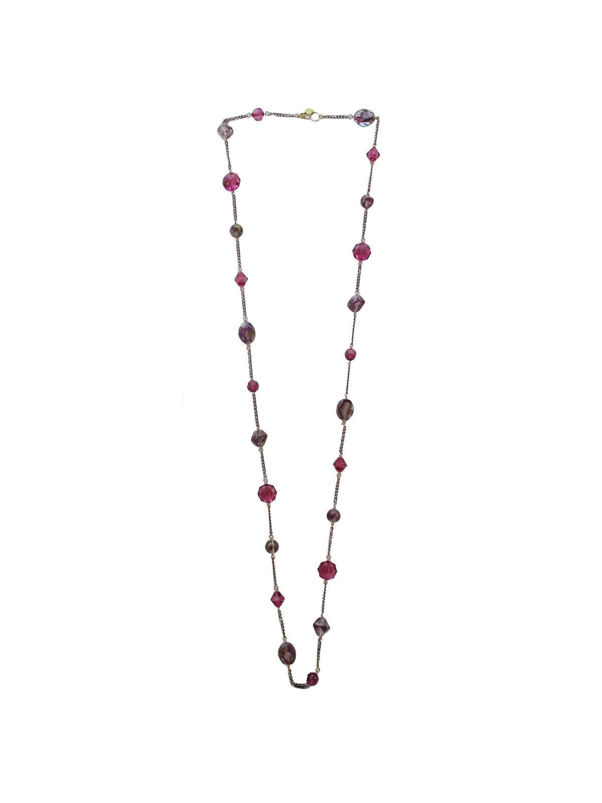 Collana con inserti di resina e cristallo Daphne Dolman