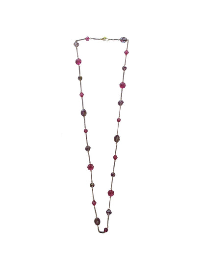 Collana con inserti di resina e cristallo Daphne Dolman