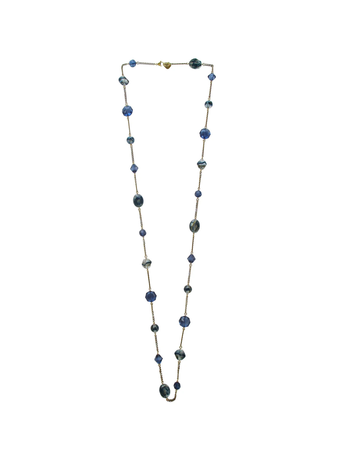 Collana con inserti di resina e cristallo Daphne Dolman