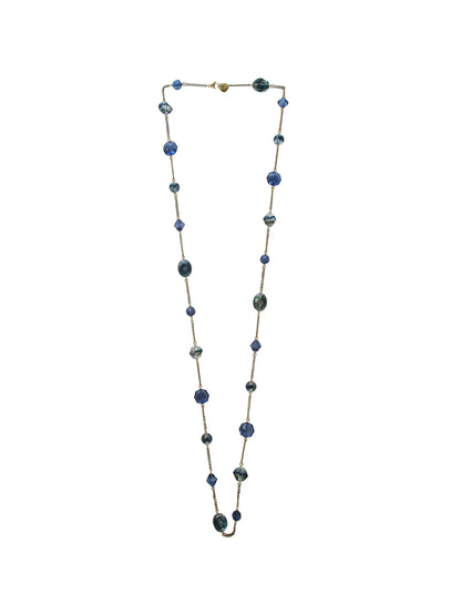 Collana con inserti di resina e cristallo Daphne Dolman