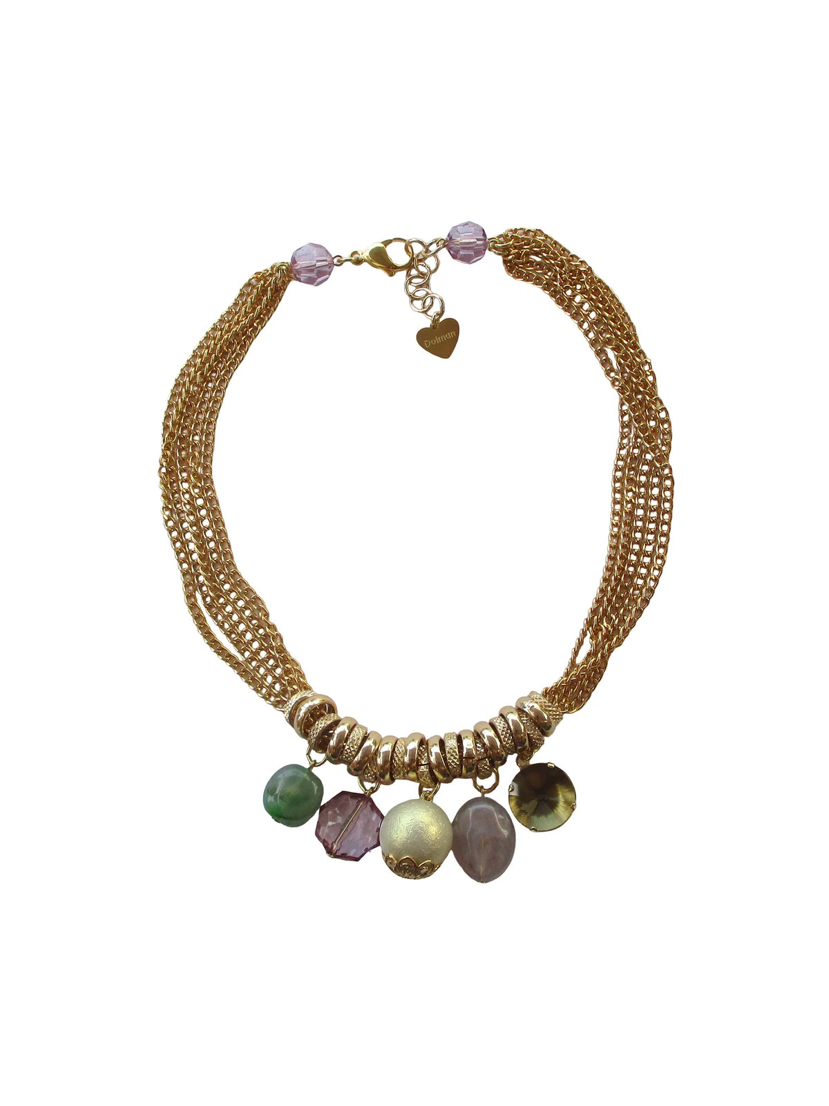 Girocollo multifili di catena con charms Ginger Dolman