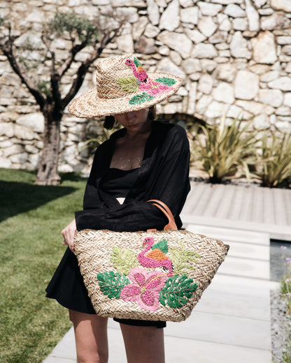 Borsa in paglia S2212 Alessia Massimo
