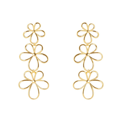 Orecchini a tre fiorellini Daisy Sodini