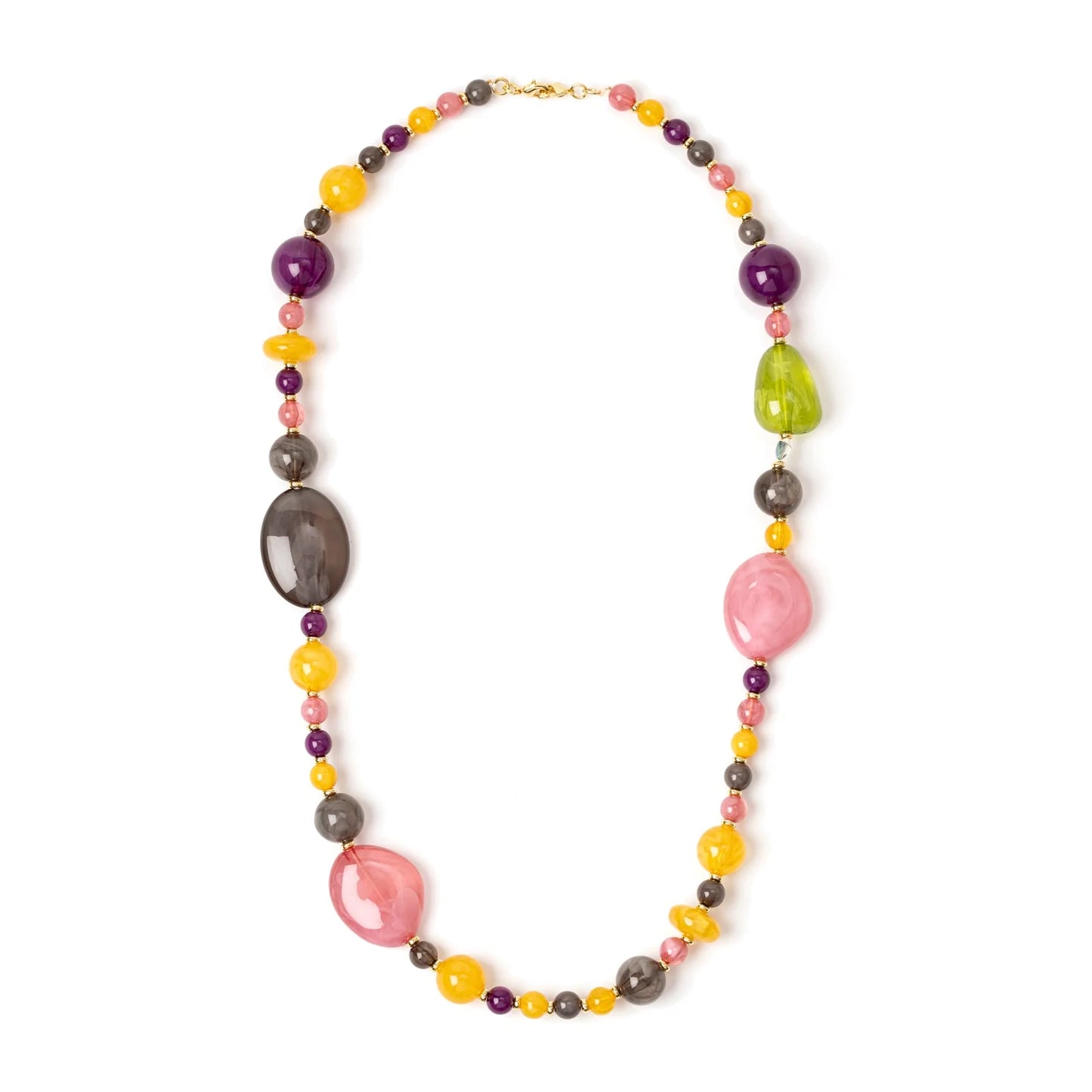 Collana boule ed elementi cromatici Ester Sodini