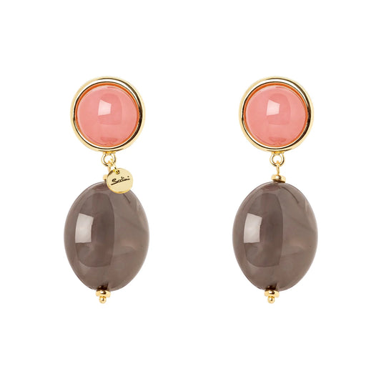 Orecchini cabochon e pendente Ester Sodini