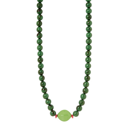 Collana boule ed elemento a quattro lati Apuana Sodini