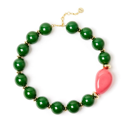 Collana corta grandi boule Apuana Sodini