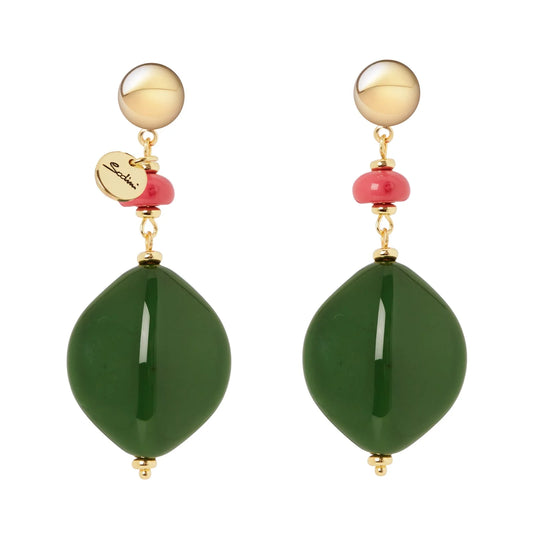 Orecchini con pendente a quattro lati Apuana Sodini